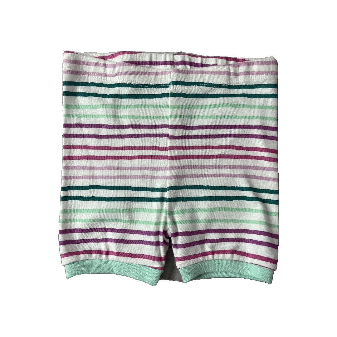 Honest Co Girls light green | Turquoise | White | pink | Striped Pajamas Size: 24 months light green | Turquoise | White | pink | Striped