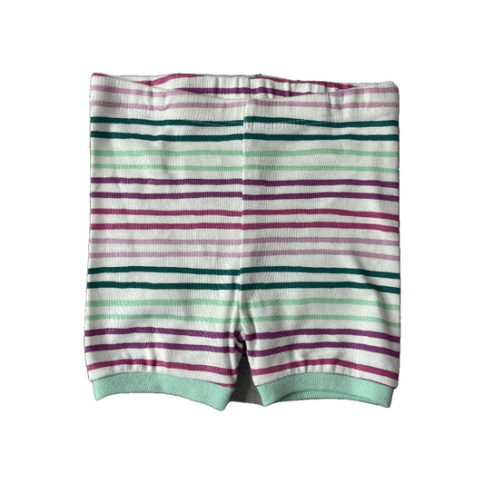 Honest Co Girls light green | Turquoise | White | pink | Striped Pajamas Size: 24 months light green | Turquoise | White | pink | Striped