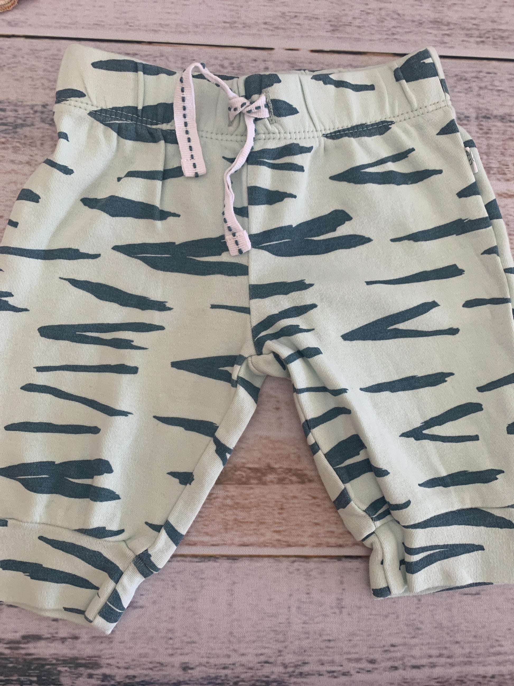 Oliver & Rain Boys light green | Turquoise Pants Size: 3 months light green | Turquoise