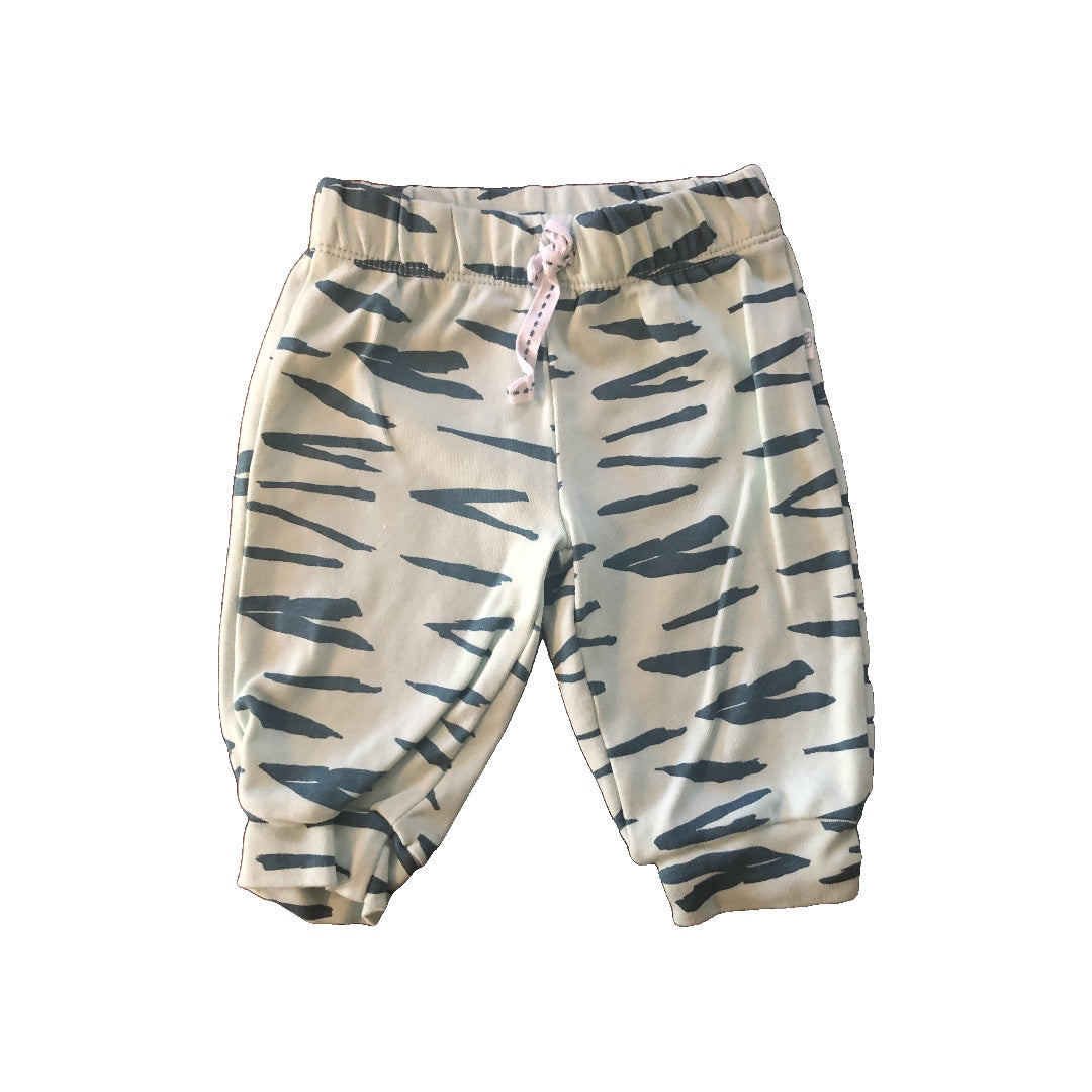 Oliver & Rain Girls light green | Turquoise Pants Size: 6 months light green | Turquoise