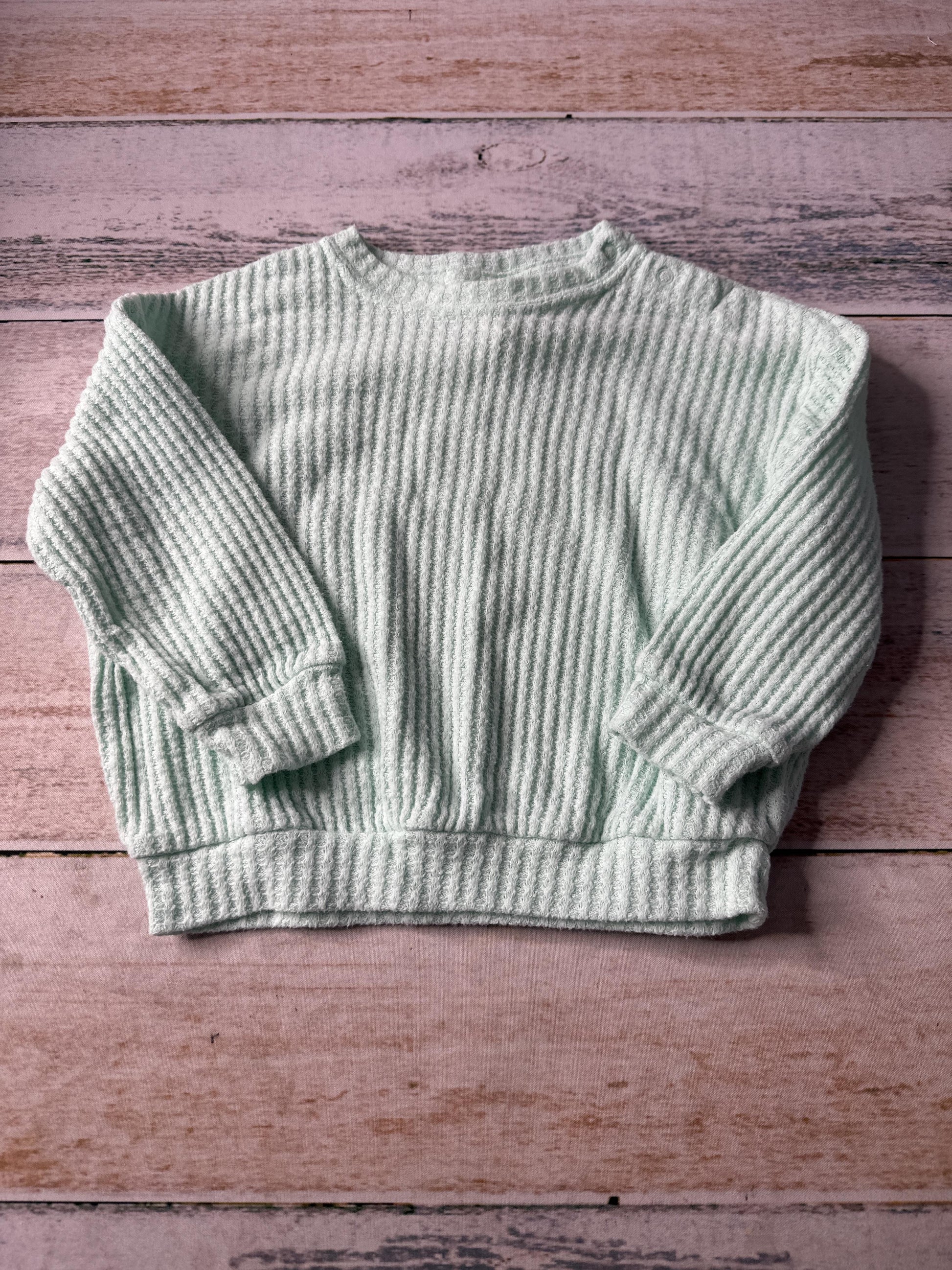 Cat & Jack Unisex light green | Turquoise Sweater Size: 18 months light green | Turquoise