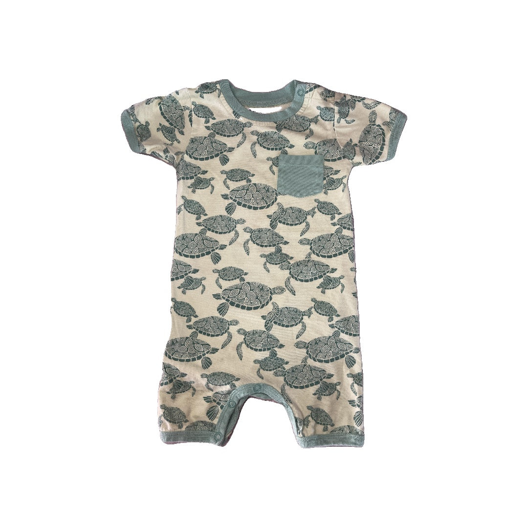 Cat & Dogma Unisex light green | Turtles Romper Size: 12-18 months light green | Turtles
