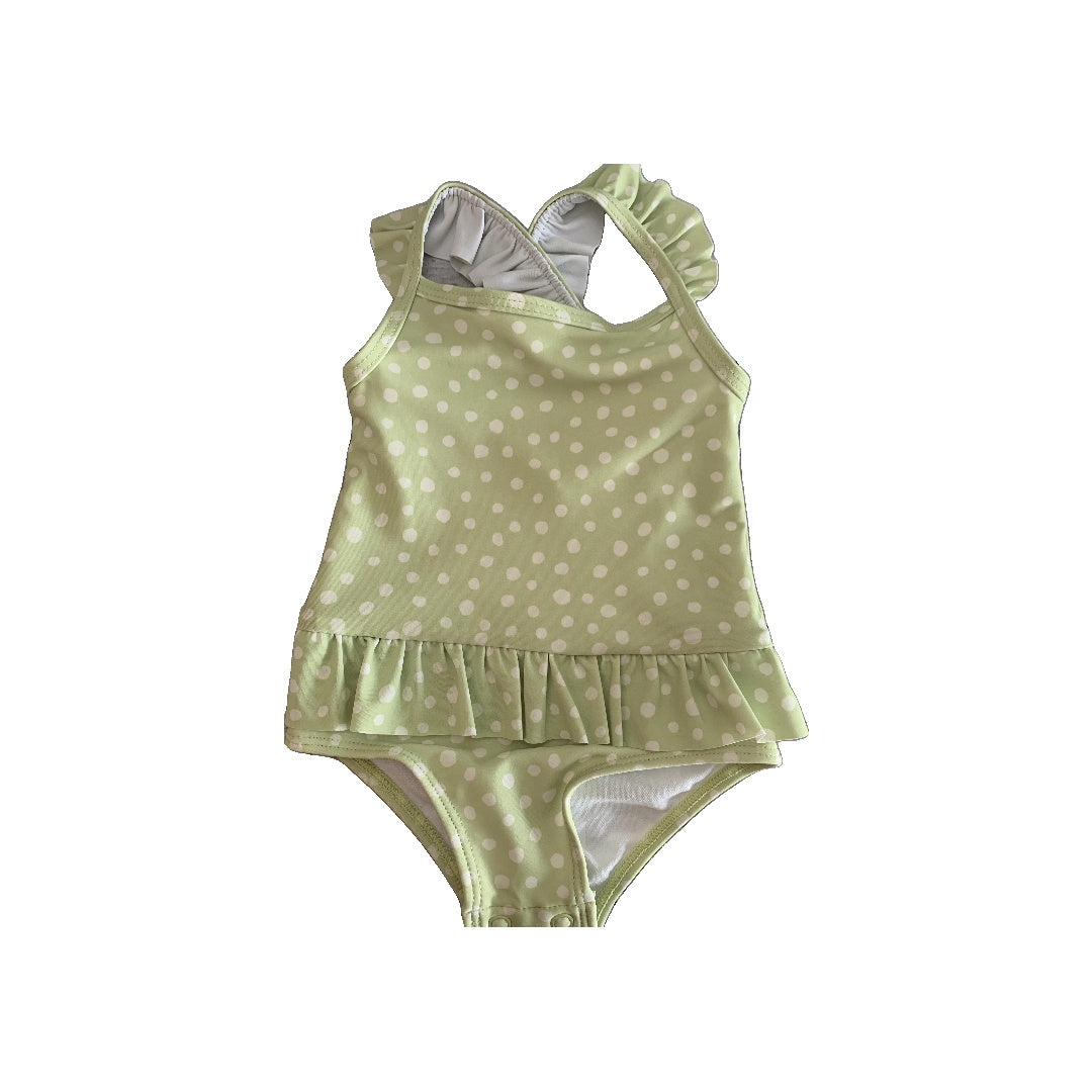 Carters Girls light green | White | polka dot Swimwear Size: 6 months light green | White | polka dot