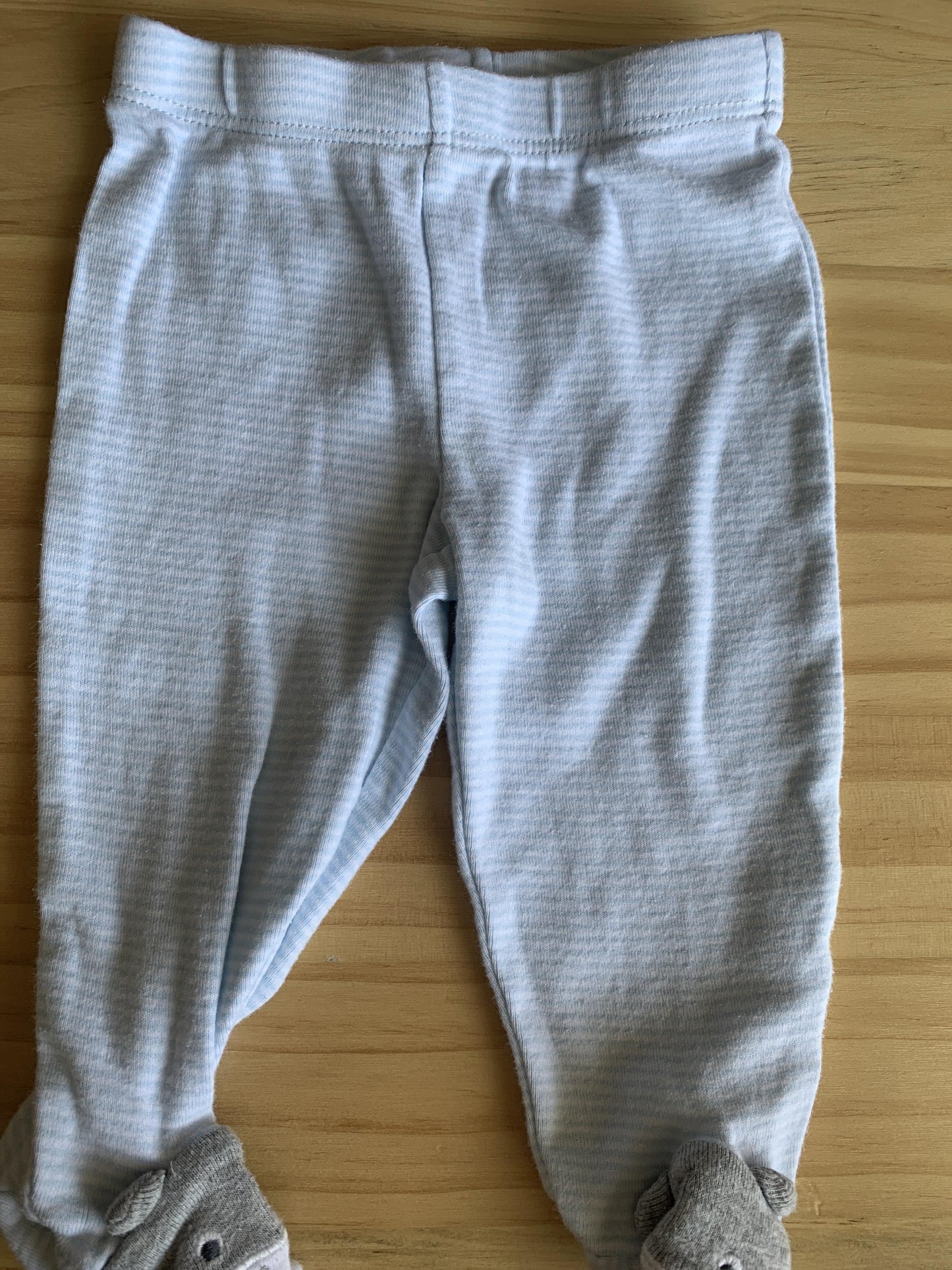 Boys light green | White | Stripe Pants Size: 3 months light green | White | Stripe