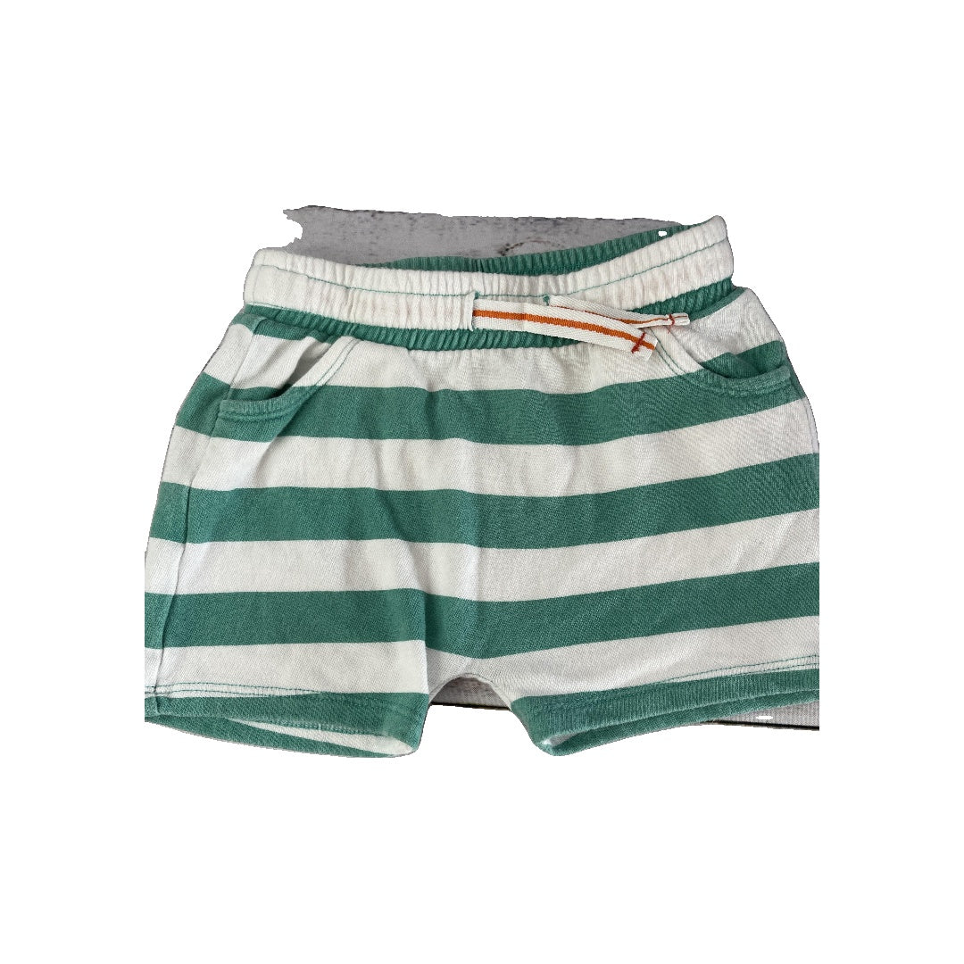 Tucker + Tate Unisex light green | White | Stripe Shorts Size: 12 months light green | White | Stripe