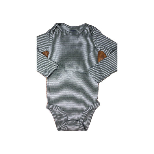 Carters Unisex light green | White | Striped Onesie Size: 24 months light green | White | Striped