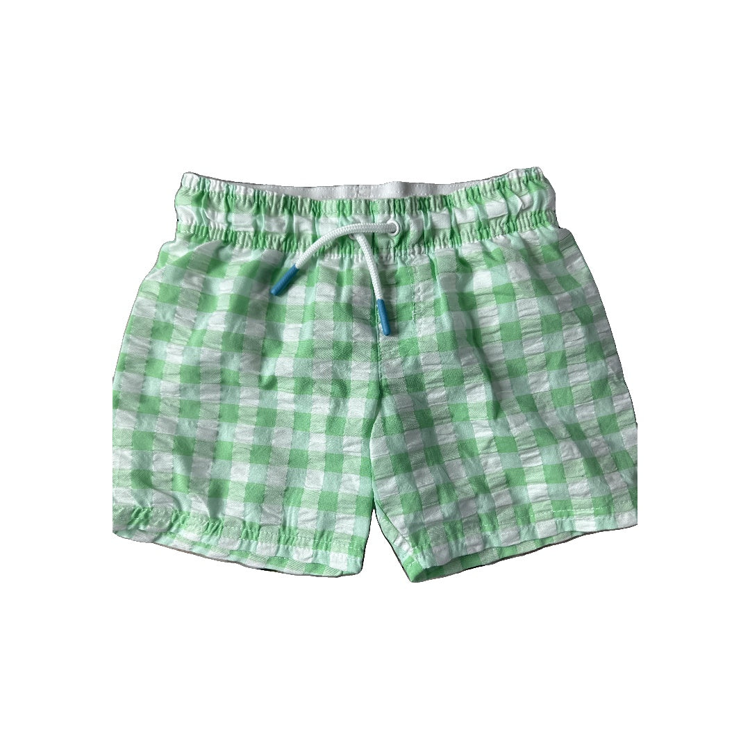 Cat & Jack Unisex light green | White Shorts Size: 4T light green | White