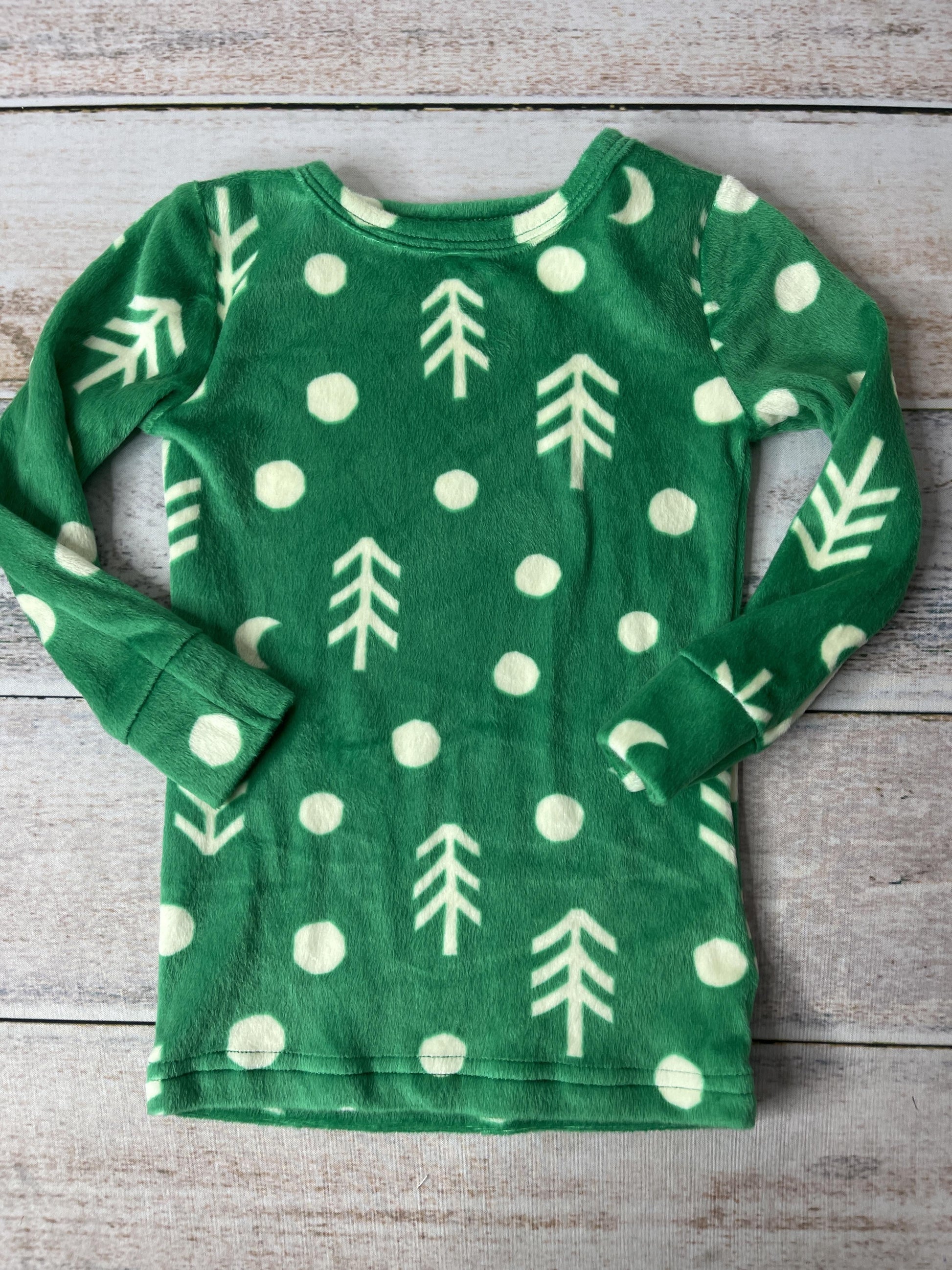 Cat & Jack Unisex light green | White Pajamas Size: 18 months light green | White