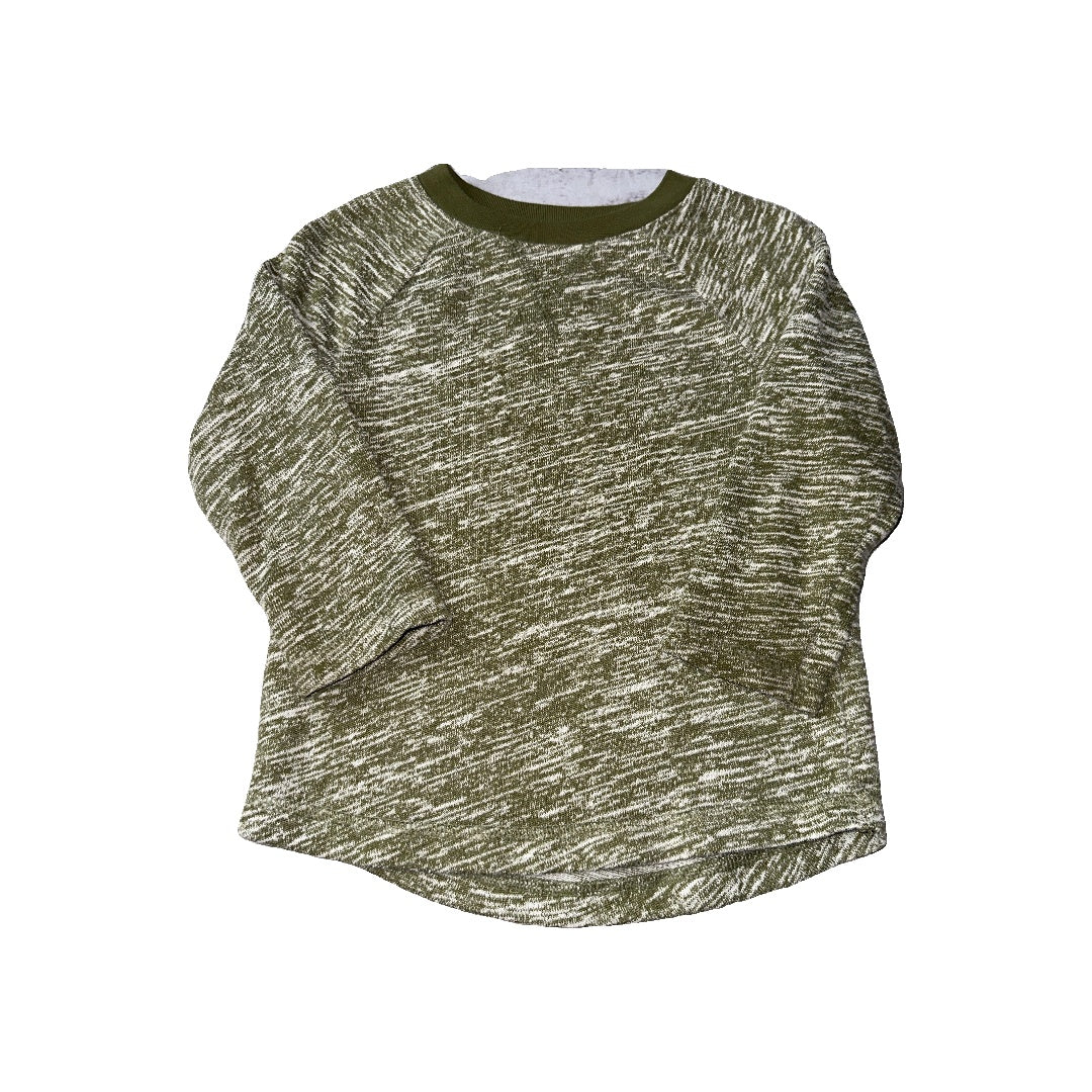 Cat & Jack Boys light green | White Long Sleeve T-Shirt Size: 2T light green | White