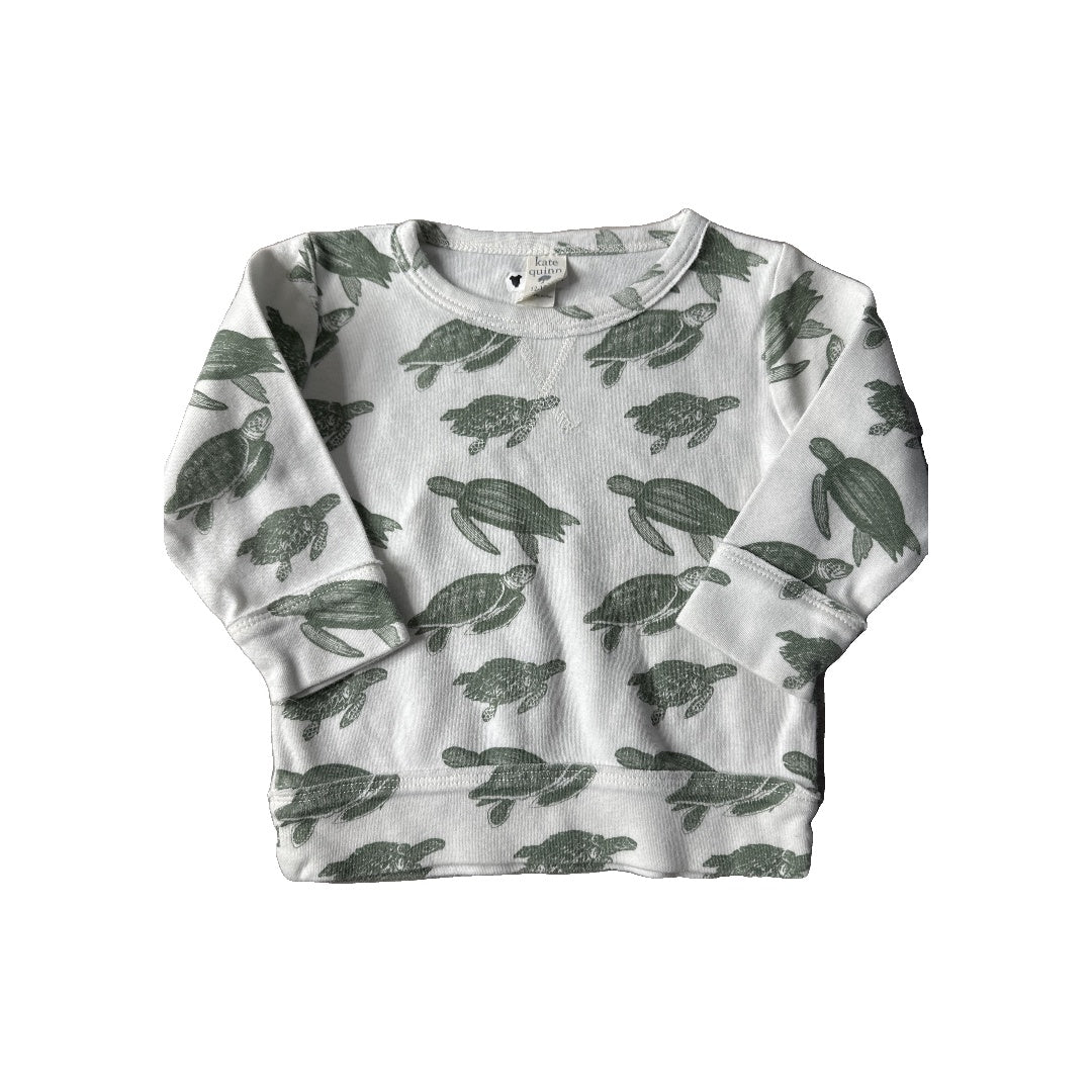 Kate Quinn Unisex light green | White Long Sleeve T-Shirt Size: 12-18 months light green | White