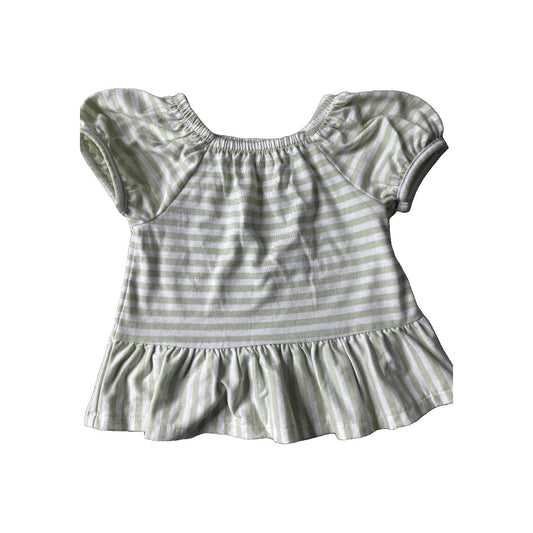 Cat & Jack Girls light green | White T-Shirt Size: 3T light green | White