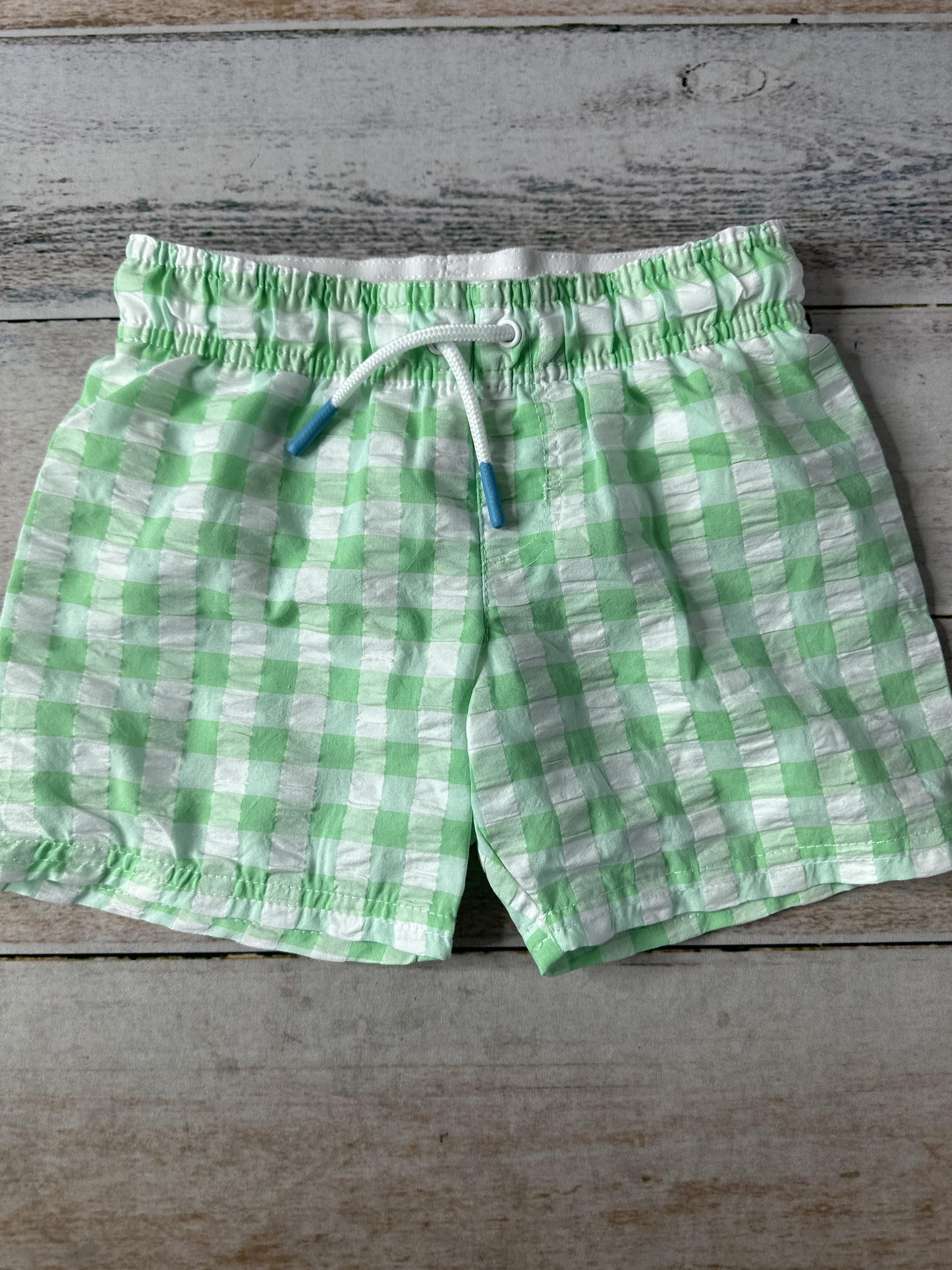 Cat & Jack Unisex light green | White Shorts Size: 4T light green | White