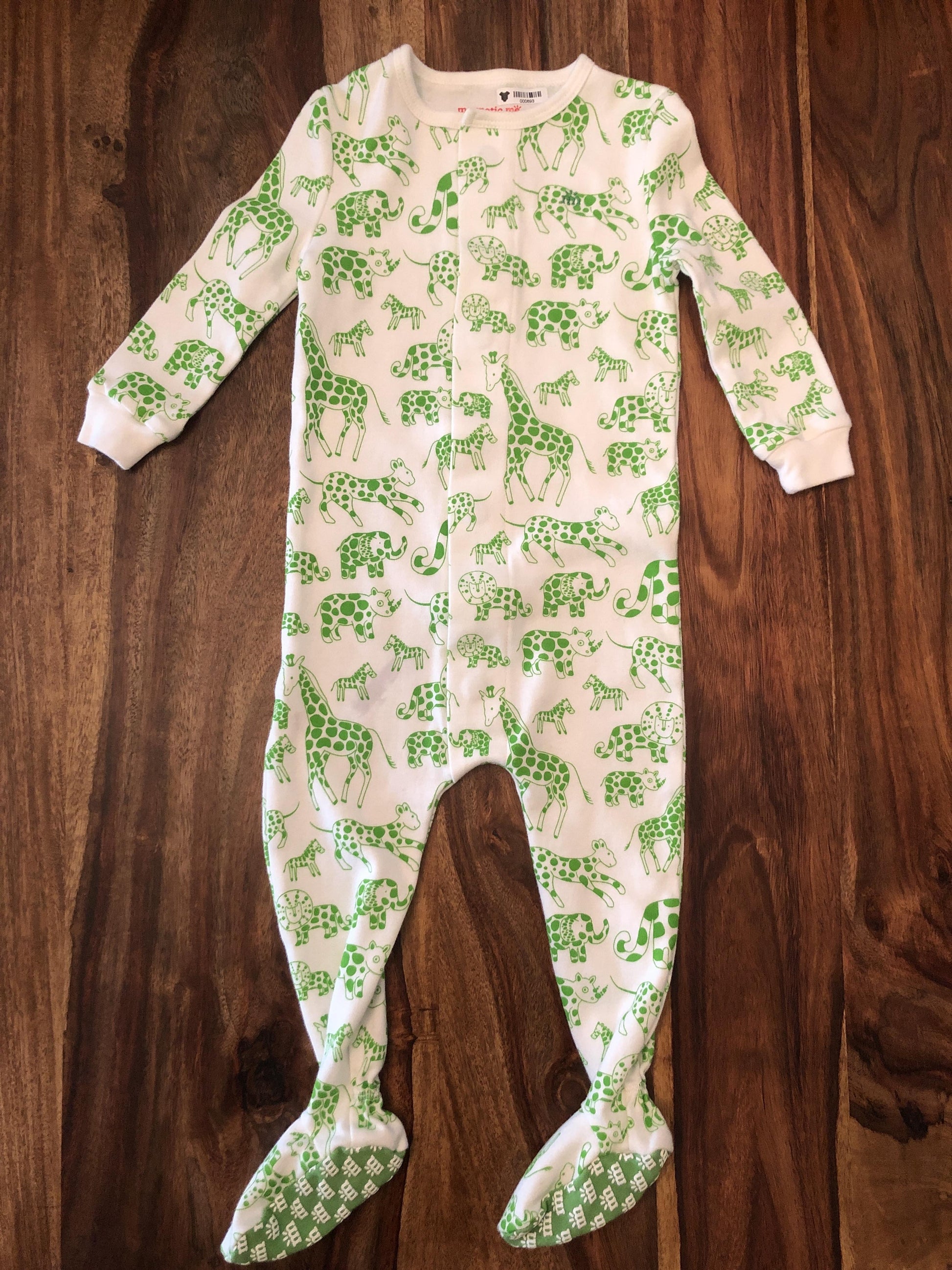 Magnetic Me Boys light green | White Pajamas Size: 12-18 months light green | White