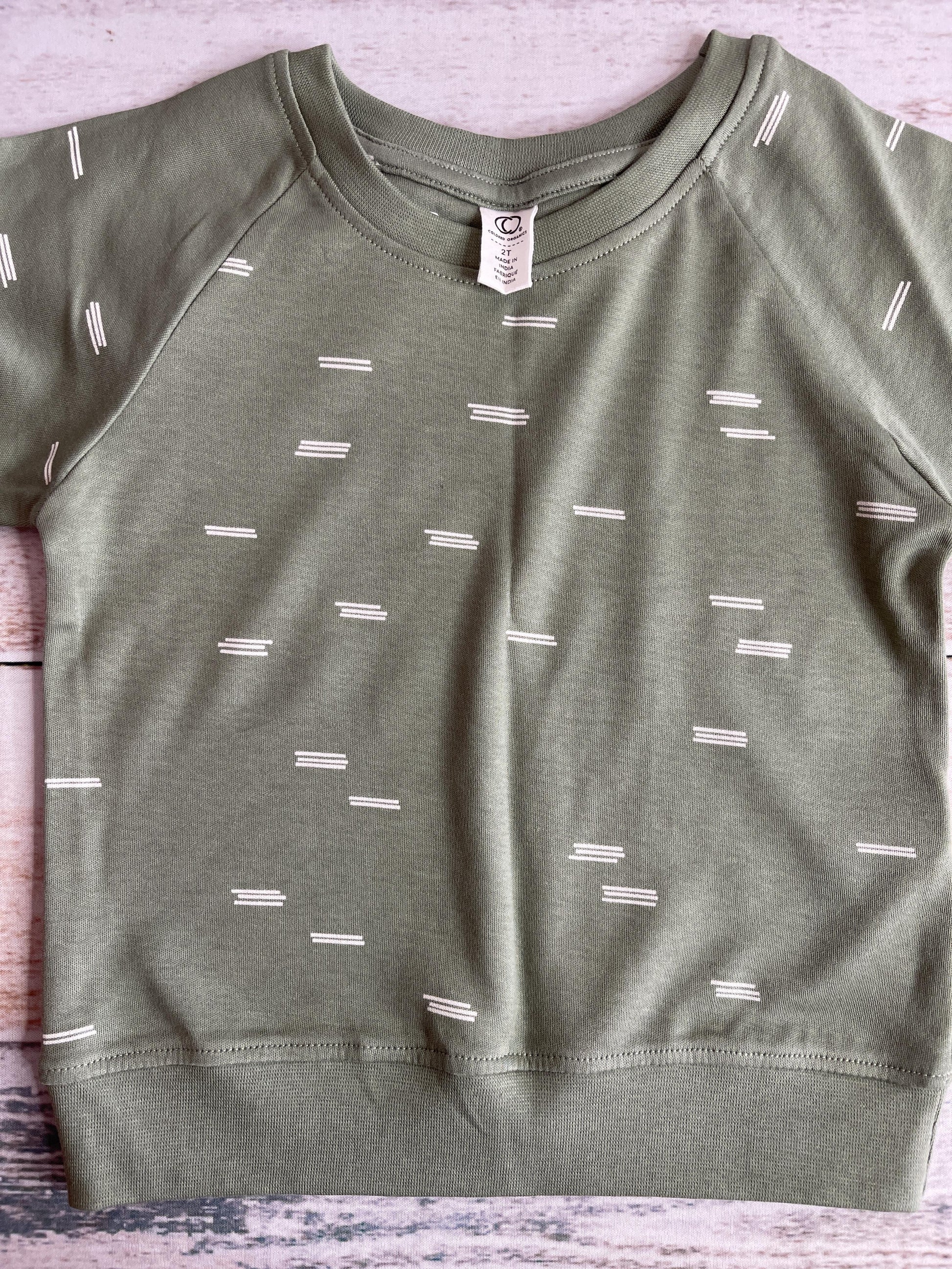 Colored Organics Unisex light green | White Sweater Size: 2T light green | White