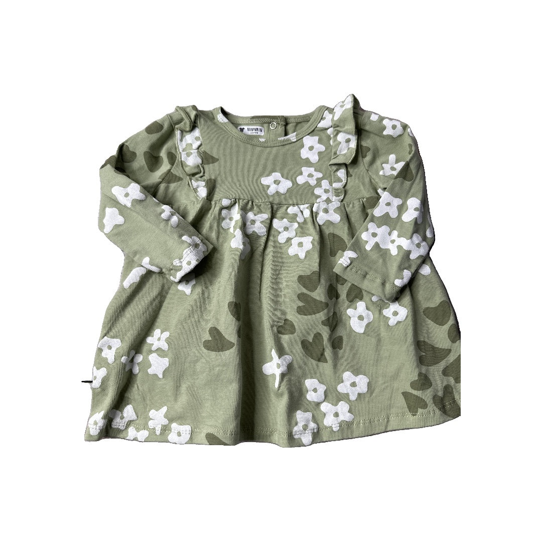 Dot Girls light green | White Dress Size: 6-9 months light green | White
