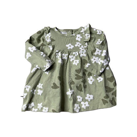 Dot Girls light green | White Dress Size: 6-9 months light green | White
