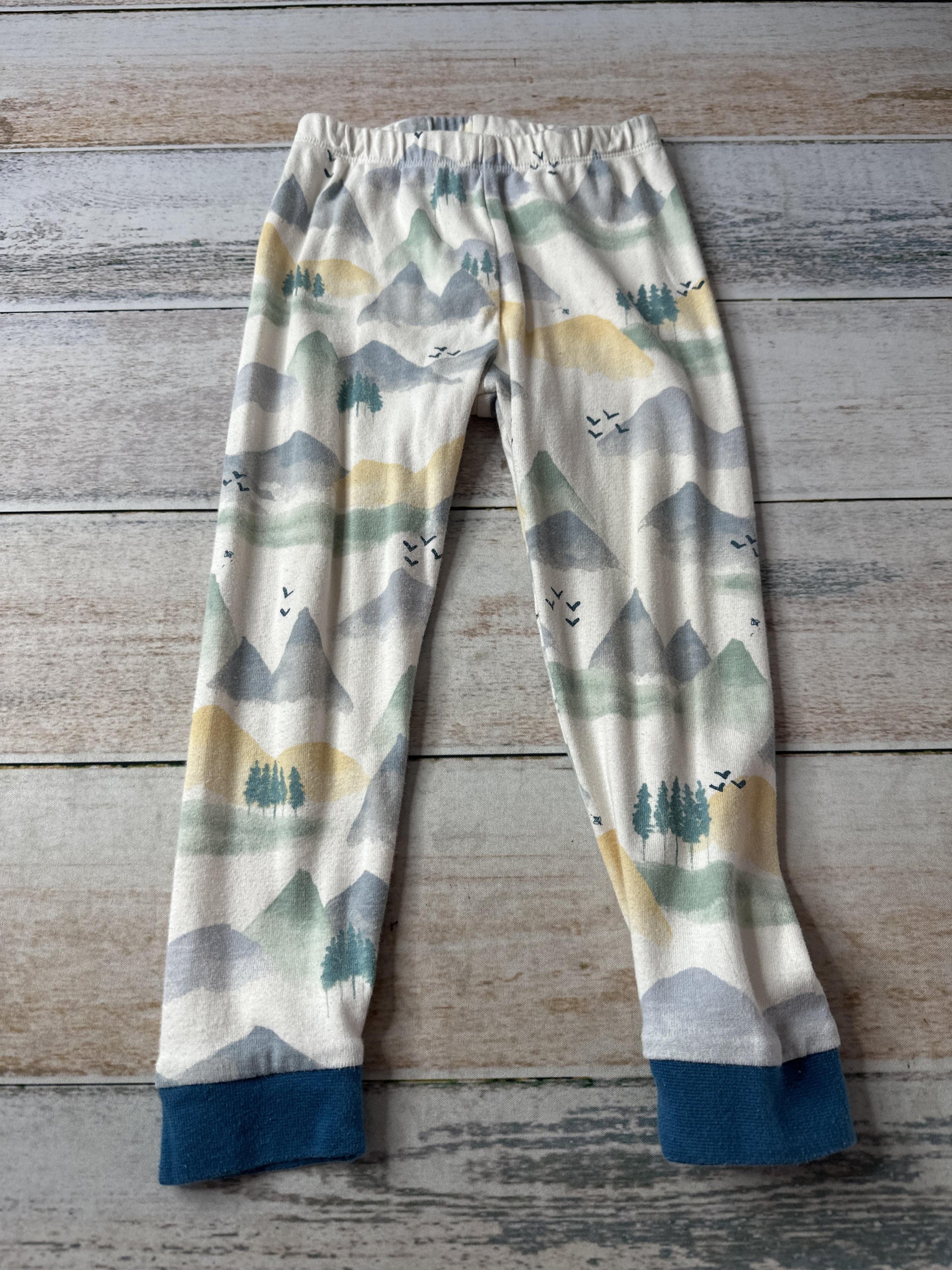 Burt's Bees Boys light green | Yellow | Light Blue Pajamas Size: 3T light green | Yellow | Light Blue