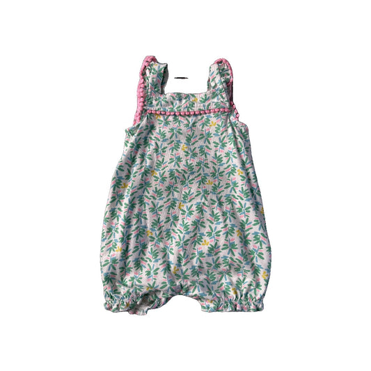 Carters Unisex light green | Yellow | pink Romper Size: 6 months light green | Yellow | pink