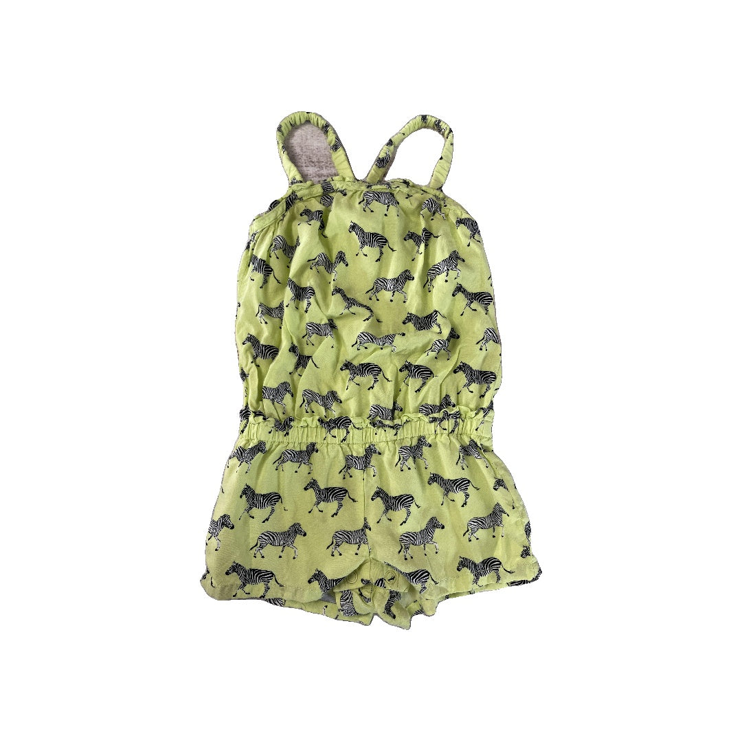 cherokee Girls light green | Zebra Romper Size: 18 months light green | Zebra