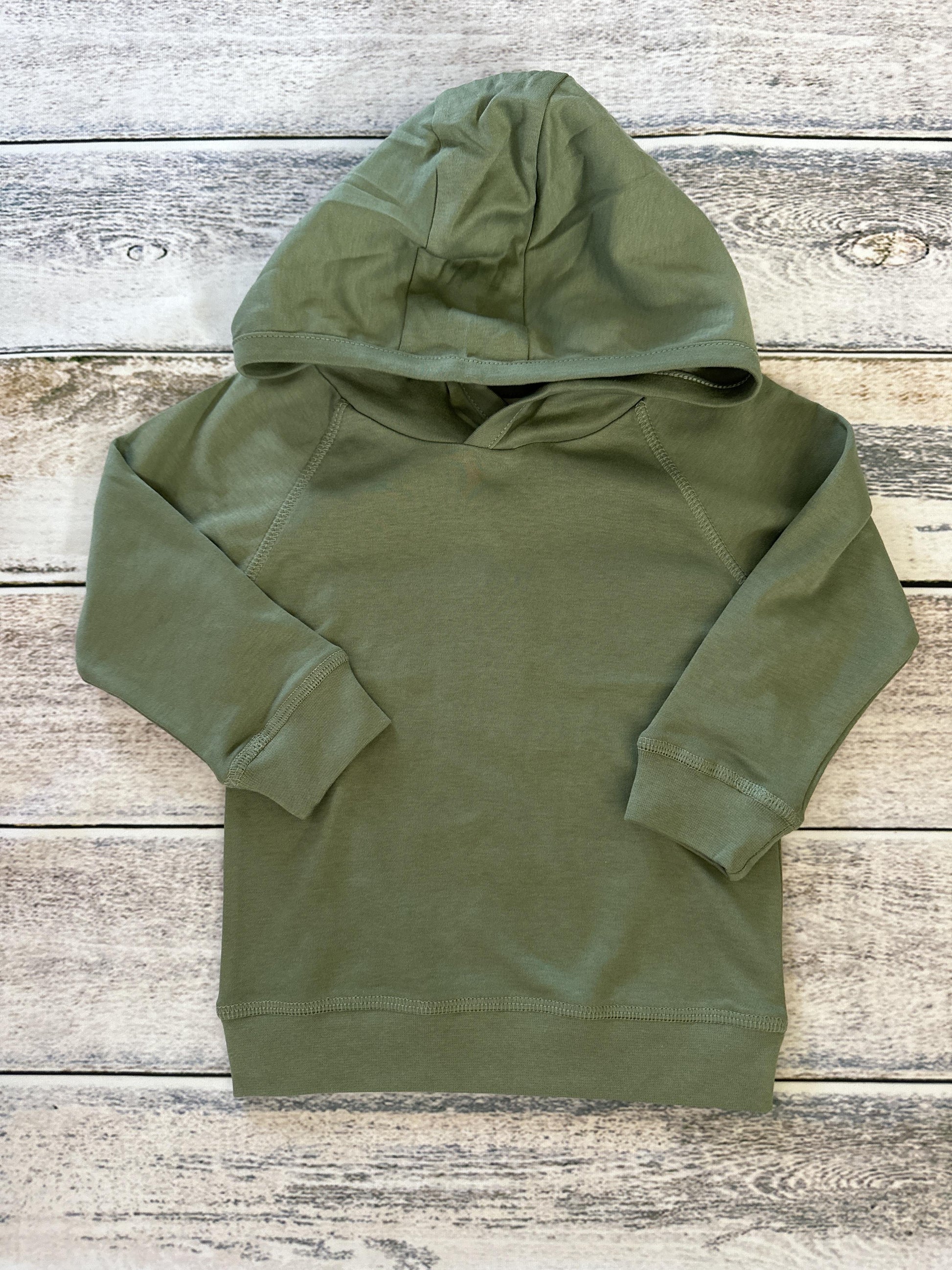Colored Organics Unisex light green Hoodie Size: 2T light green