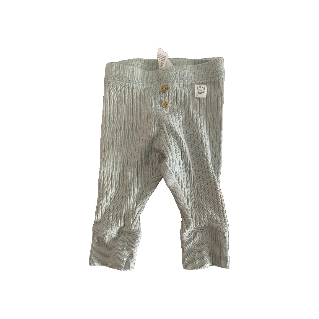 H&M Girls light green Pants Size: Newborn light green