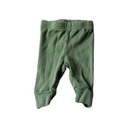 Carters Unisex light green Pants Size: Newborn light green