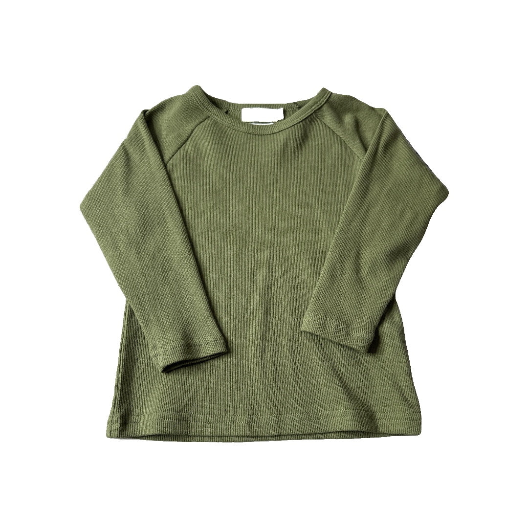 Inti Unisex light green Long Sleeve T-Shirt Size: 2T light green