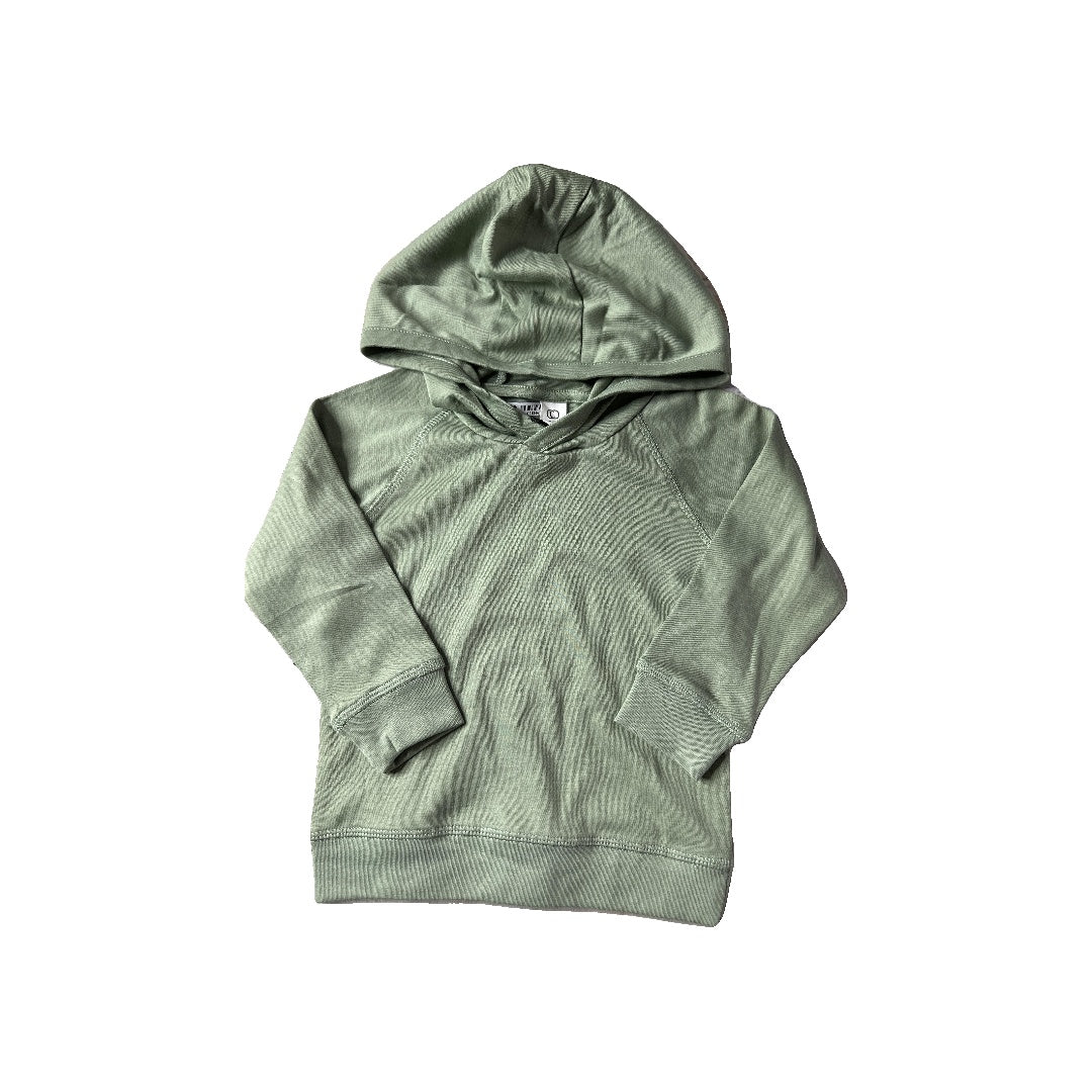 Colored Organics Unisex light green Hoodie Size: 18-24 months light green