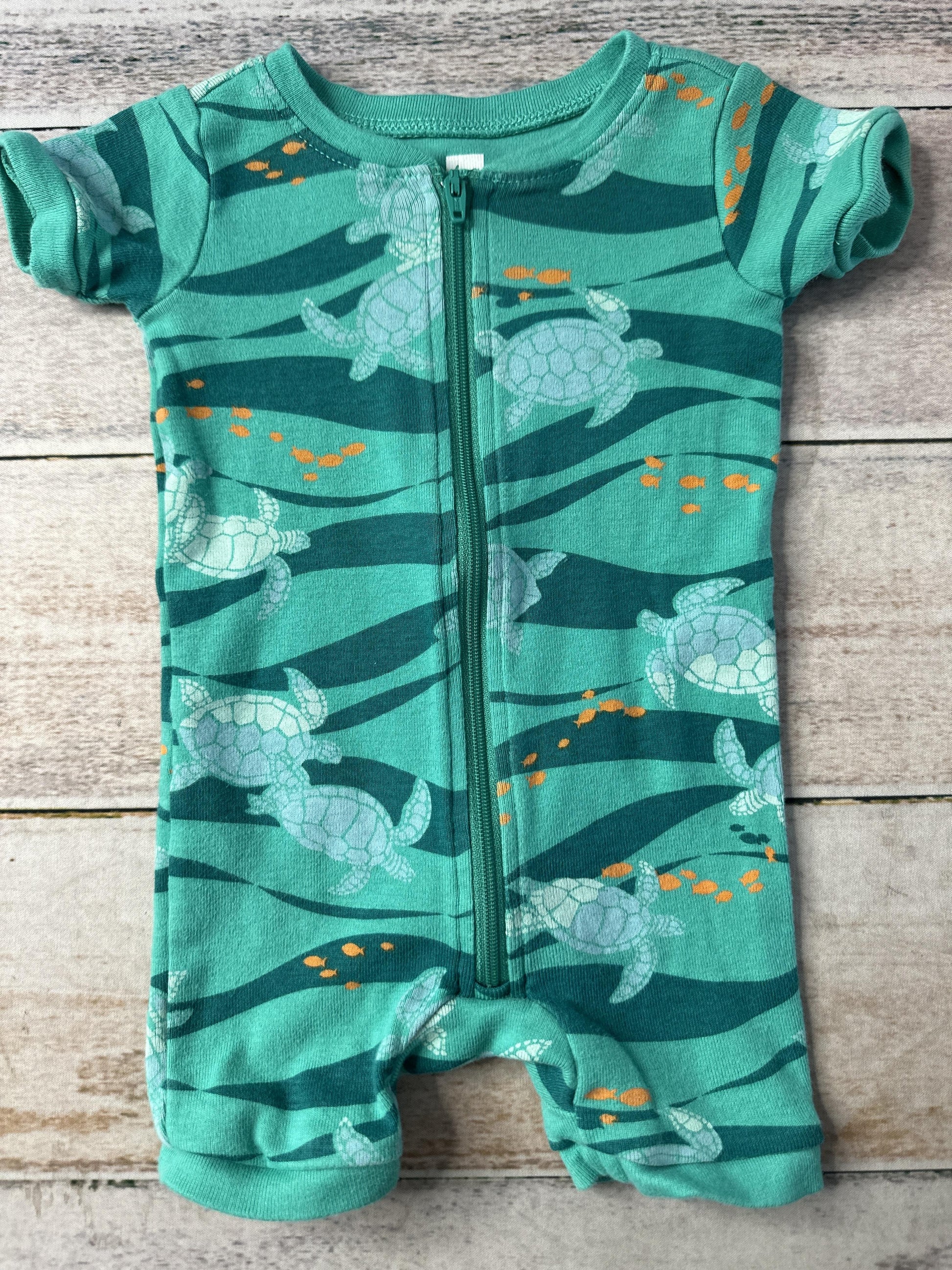 Tea Unisex light green Romper Size: 3-6 months light green