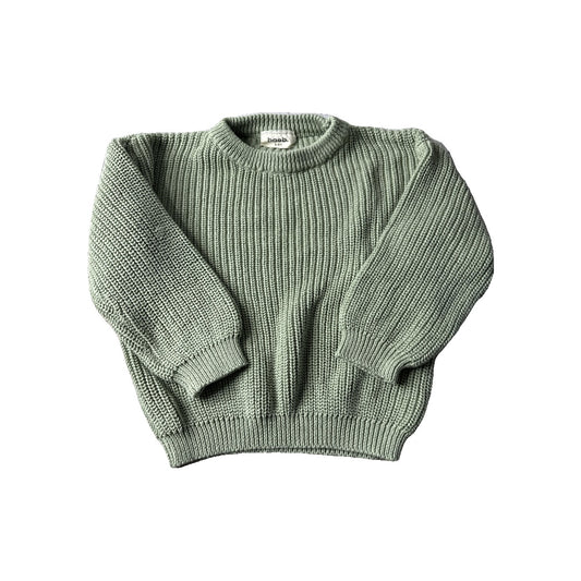 Baeb Basics Unisex light green Sweater Size: 5-6 Years light green