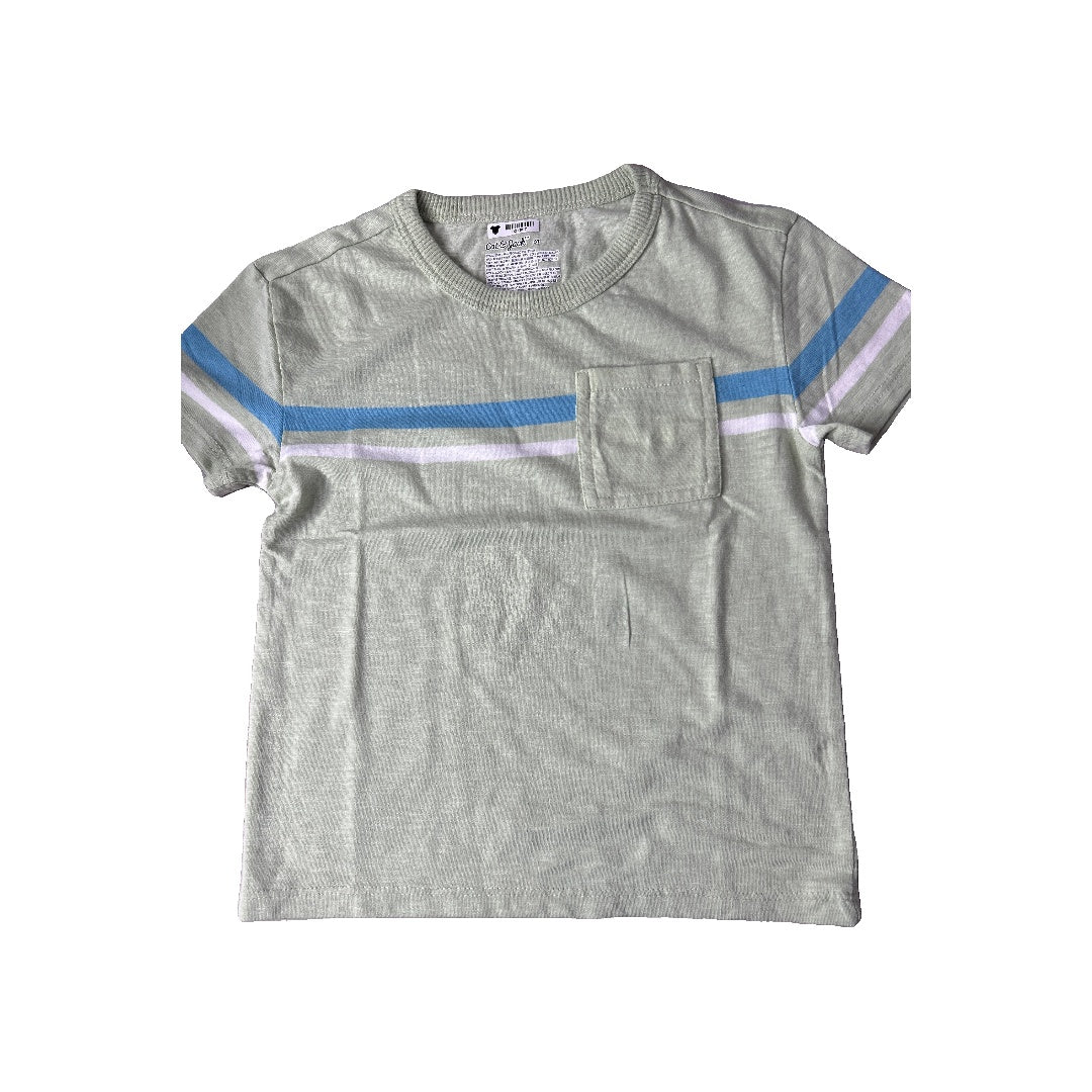 Cat & Jack Boys light green Short Sleeve Shirt Size: 3T light green