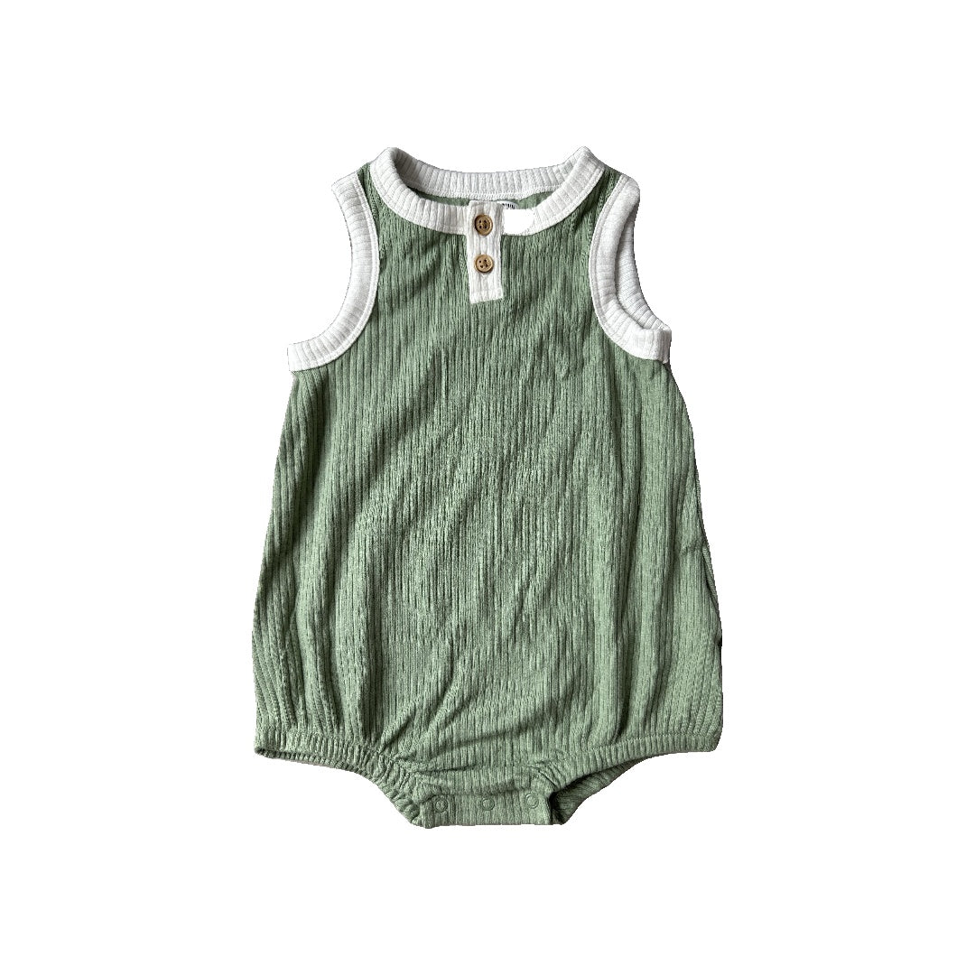 Cat & Jack Unisex light green Romper Size: 6-9 months light green