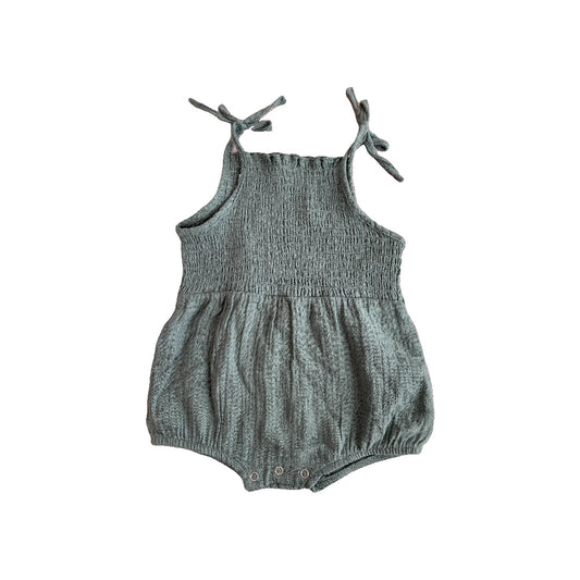 Grayson mini Girls light green Romper Size: 6-9 months light green