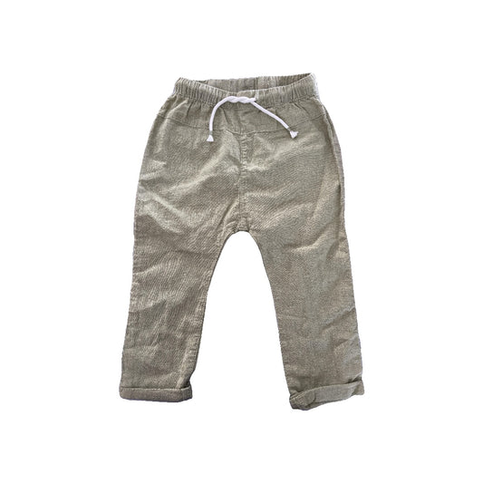 H&M Unisex light green Pants Size: 3T light green