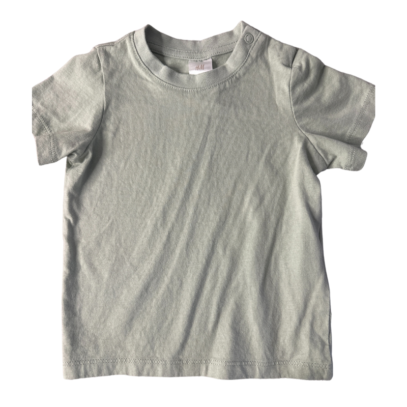 H&M Boys Light Green T-Shirt Size: 13 months Light Green