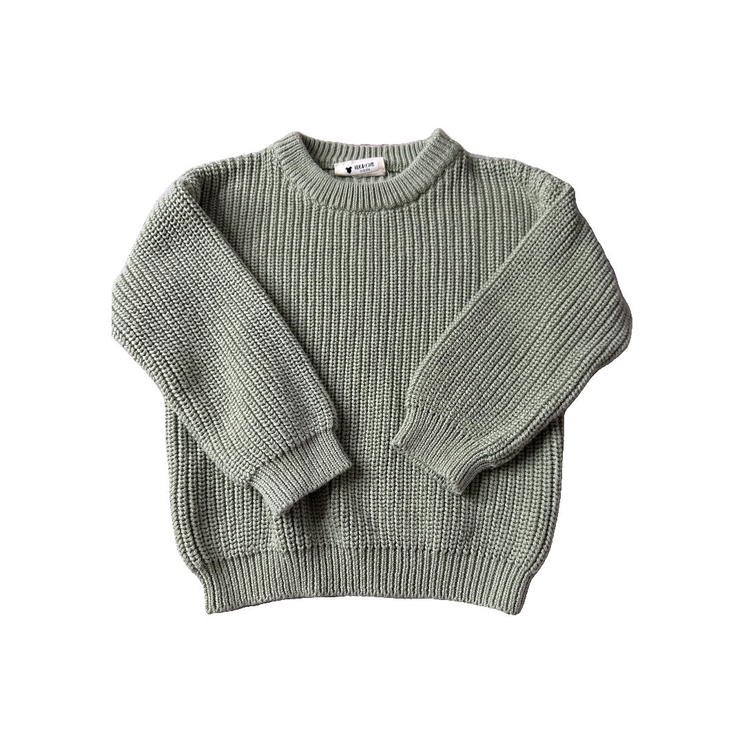 Baeb Basics Unisex light green Sweater Size: 4-5 Years light green