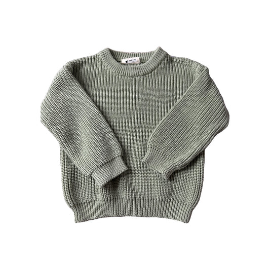 Baeb Basics Unisex light green Sweater Size: 4-5 Years light green