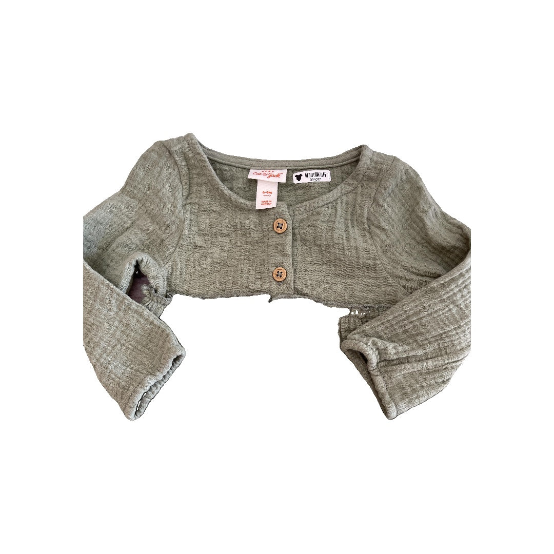 Cat & Jack Girls light green Dress Size: 6-9 months light green