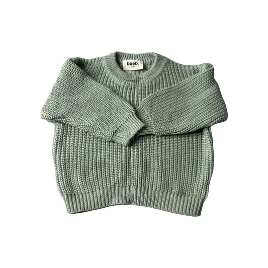 Baeb Basics Unisex light green Sweater Size: 0-3 months light green