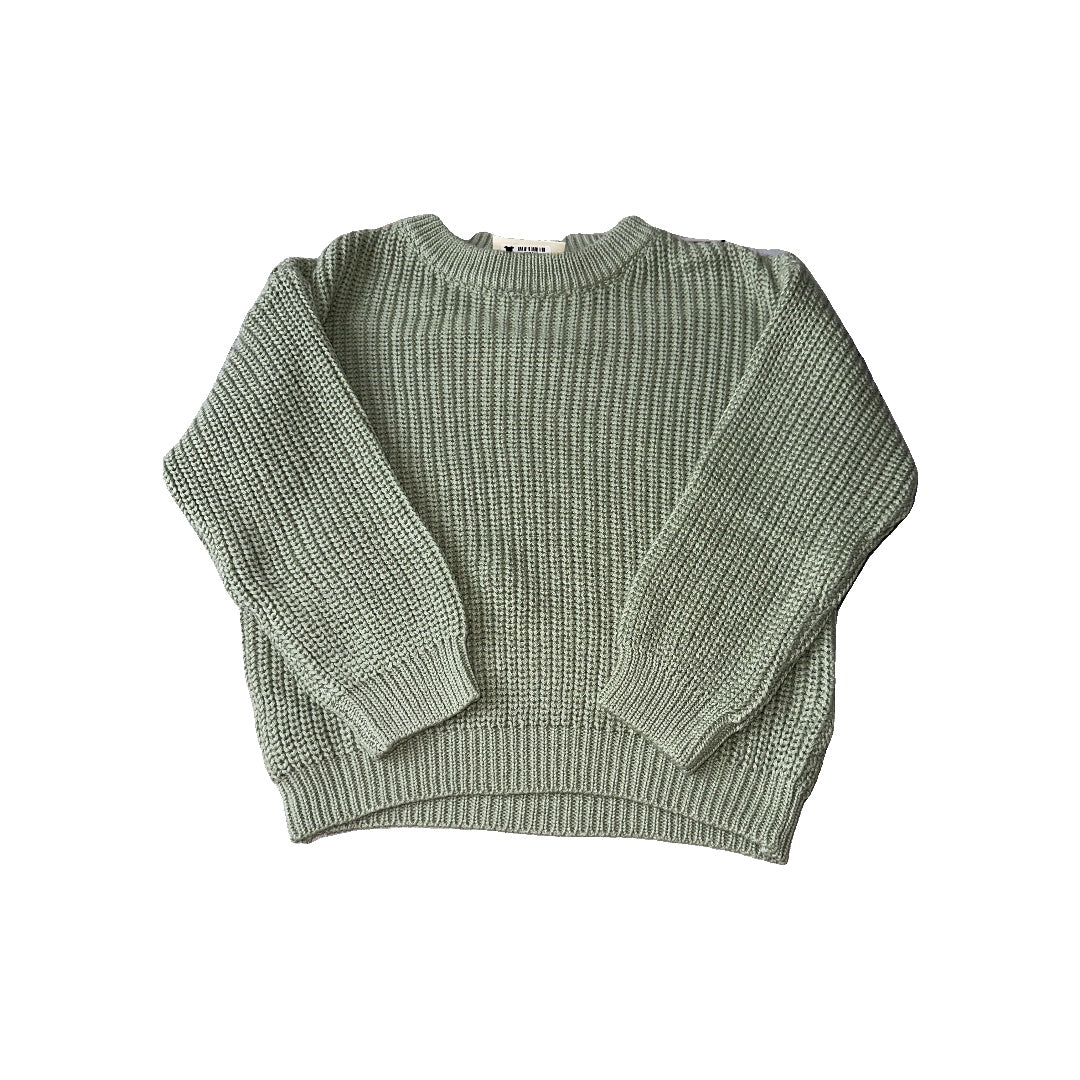 Baeb Basics Unisex light green Sweater Size: 2-4 Years light green