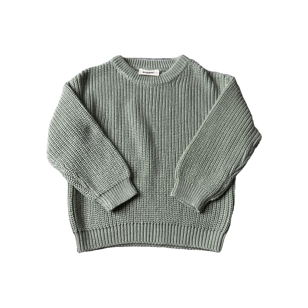 Baeb Basics Unisex light green Sweater Size: 2-4 Years light green
