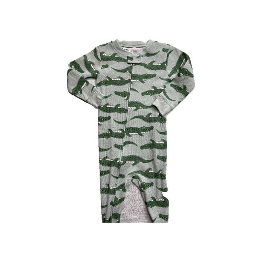 Carters Boys light green Pajamas Size: 12 months light green