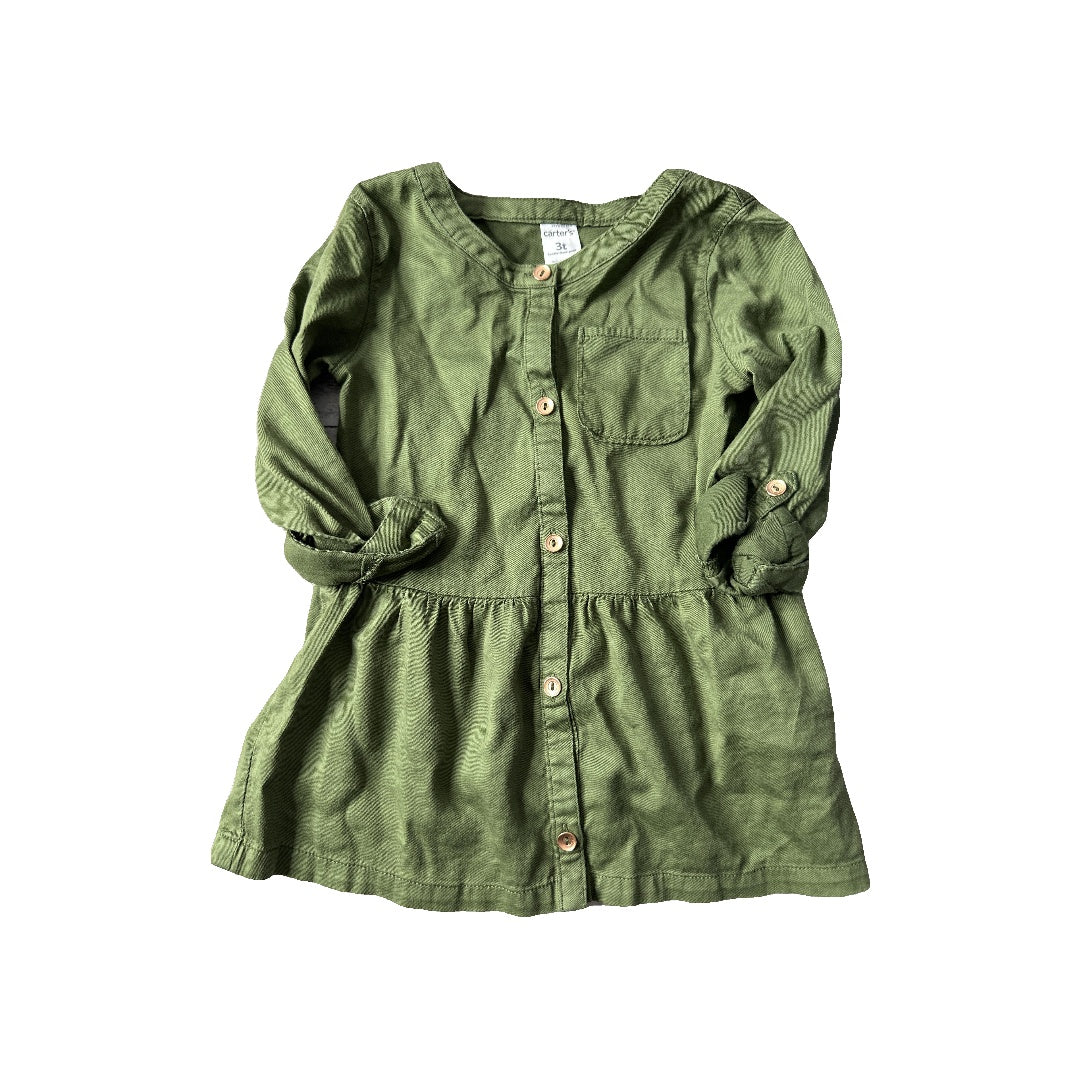 Carters Girls light green Long Sleeve T-Shirt Size: 3T light green