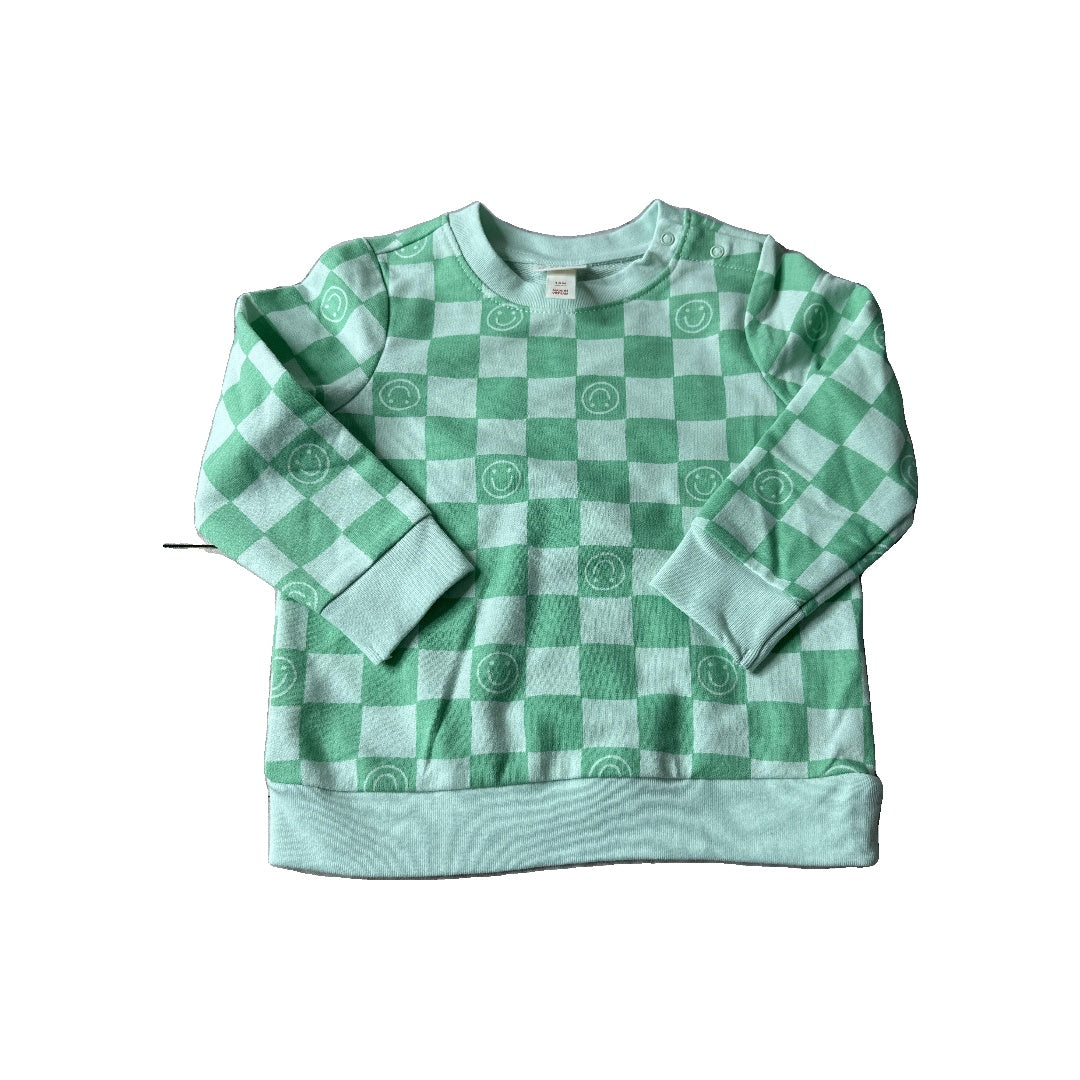 Cat & Jack Unisex light green Sweatshirt Size: 18 months light green