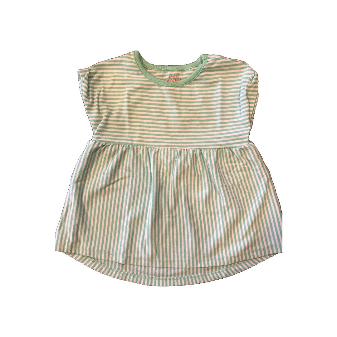 Cat & Jack Girls light green Shirt Size: 18 months light green