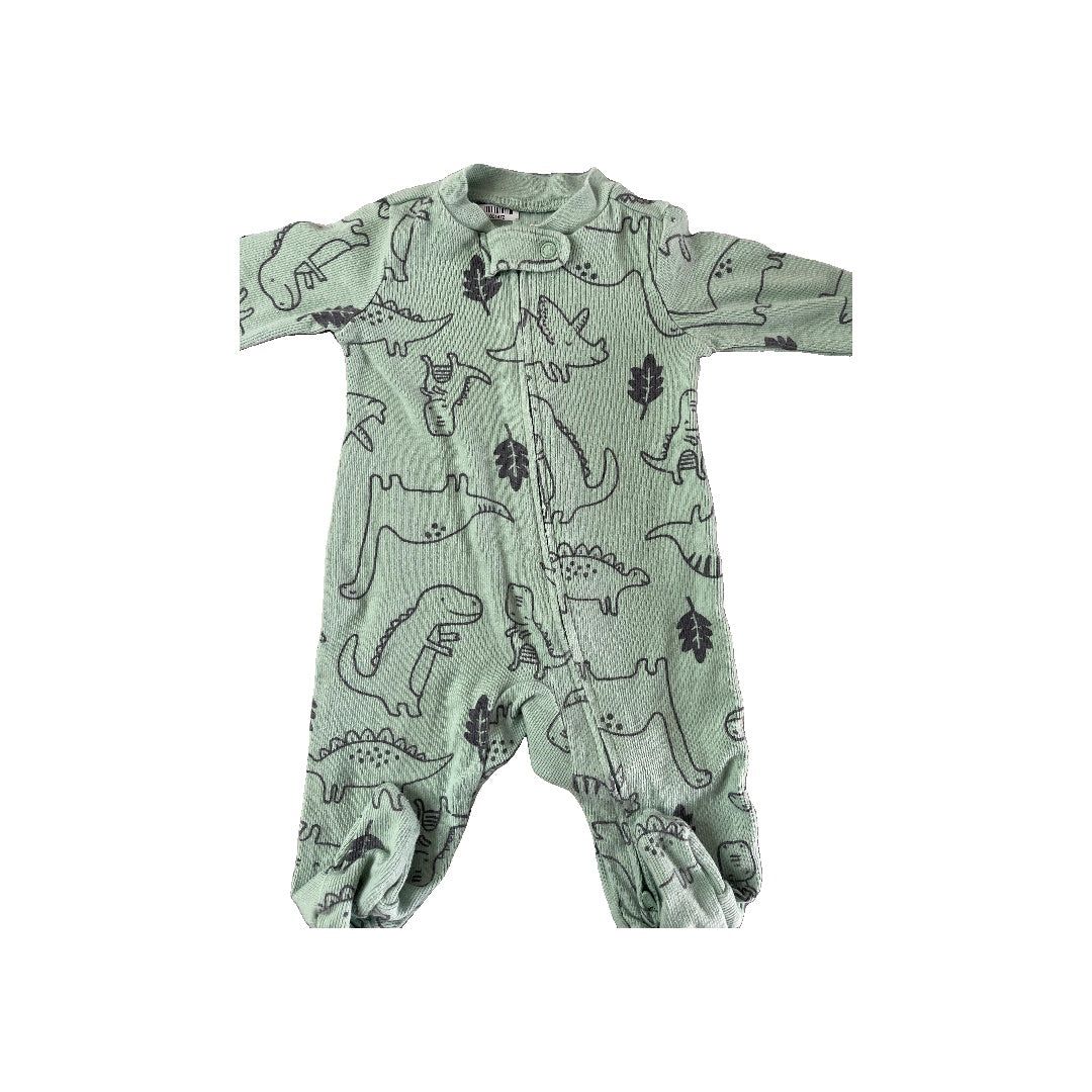 Carters Unisex light green Pajamas Size: 3 months light green
