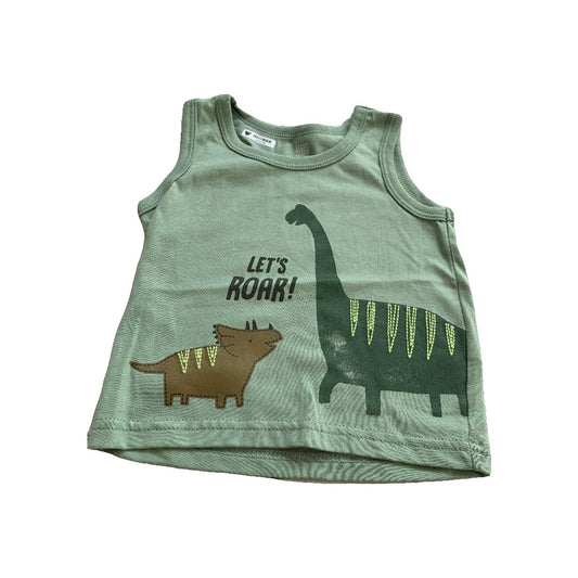 Just Born Boys light green Tank Top Size: 9 months light green