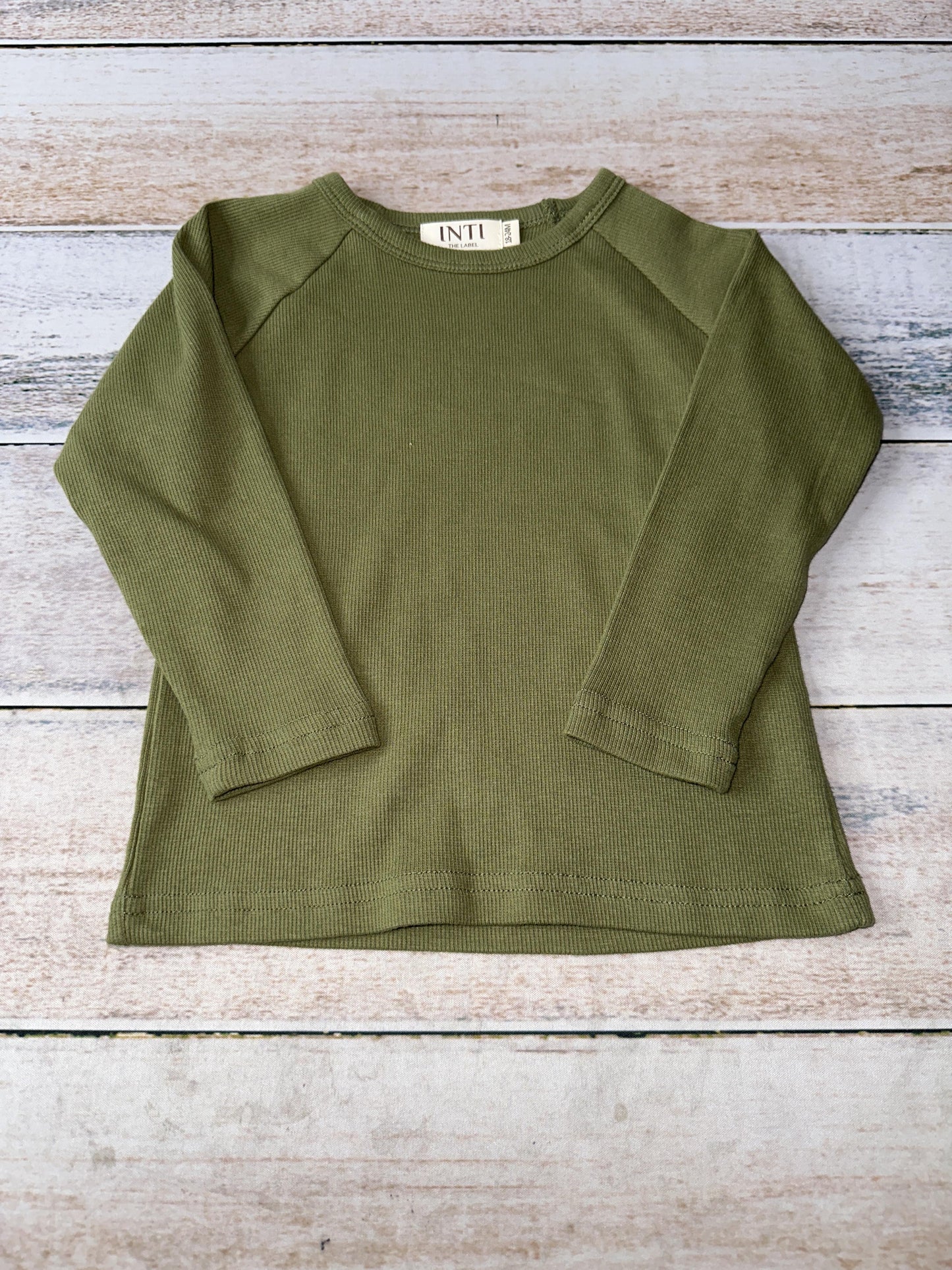 Inti Unisex light green Long Sleeve T-Shirt Size: 18-24 months light green