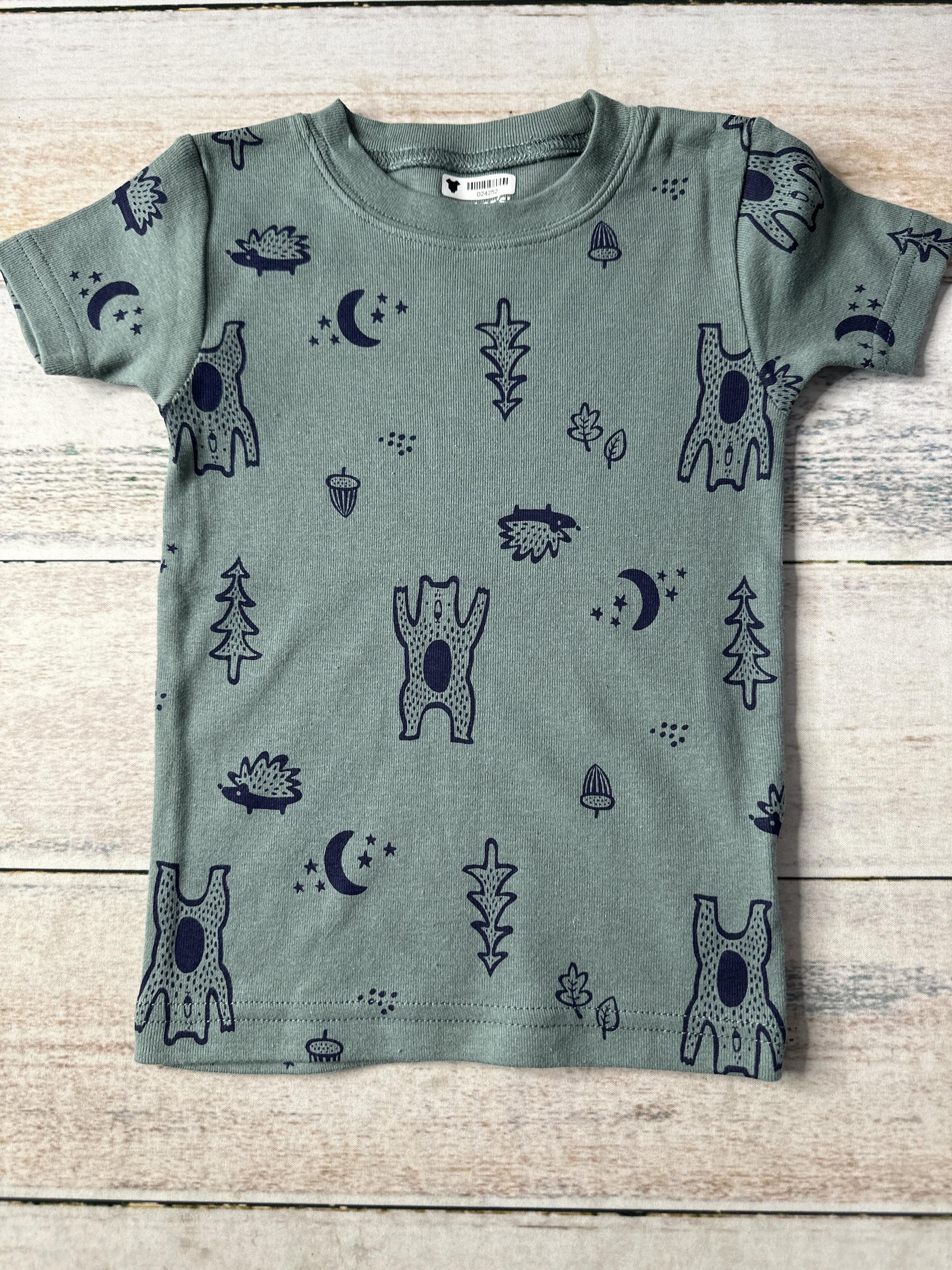 Carters Boys light green Pajamas Size: 2T light green