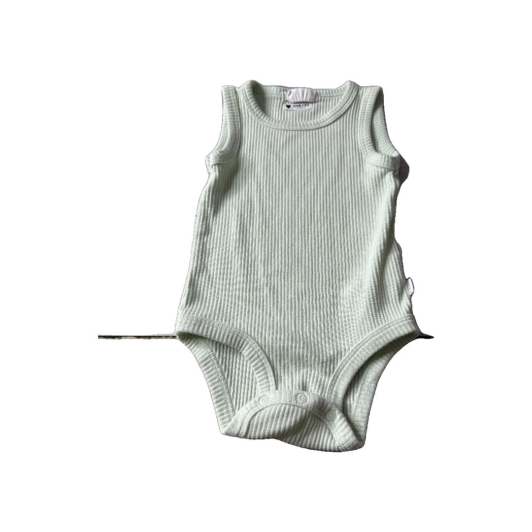 Firsts Unisex light green Tank Top Size: 12 months light green